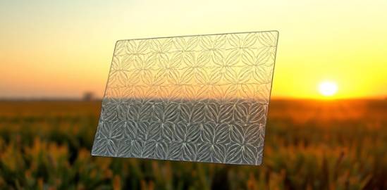 patterned plastic sheet, admiration, floating, photorealistic, in the middle of a field, highly detailed, engraved textures, ultra high definition, pastel colors, sunset lighting, shot with an 85mm lens